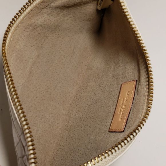 Kate Spade Leather Animal Embossed Pouch Wristlet - Picture 6 of 7